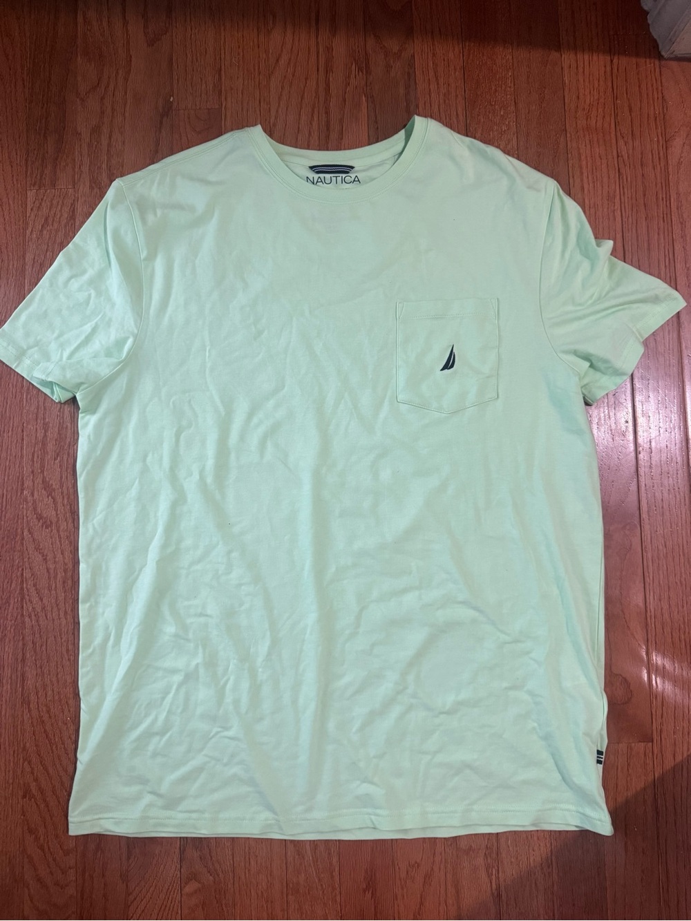 Nautica Light Mint Short Sleeve Pocket Tee